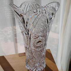 クリスタルガラス　花瓶　新品