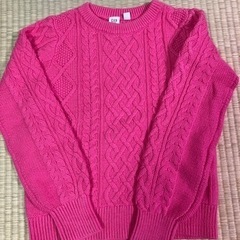 値下げ！美品！GAPキッズピンクのセーターXLサイズ