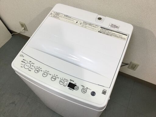 (2/24受渡済)JT6303【Haier/ハイアール 4.5㎏洗濯機】激安品 2020年製 BW-45A 家電 洗濯 全自動洗濯機 簡易乾燥機能付