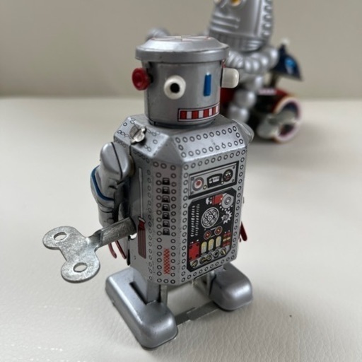 メーカー純正品[充電不要 1年保証] ランタンロボット ブリキロボット