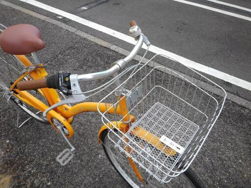 中古自転車2431 前後タイヤ新品！ 27インチ 6段ギヤ ダイナモ