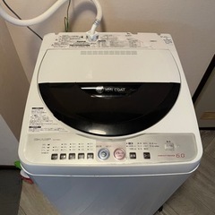 シャープ 洗濯6kg送風乾燥機能搭載全自動洗濯機 ｢Ａｇ+イオン...