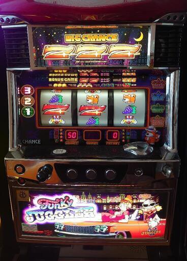 パチスロ実機　ファンキージャグラー 不要機付
