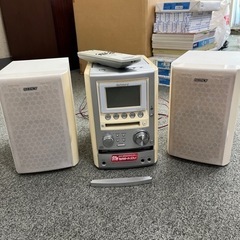 【至急】SONY CD MD カセットコンポ スピーカーセット