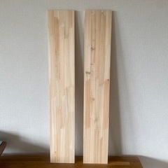 桧集成材　木の板　2枚セット　910×12×150mm