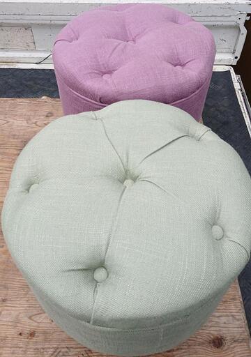 マカロン ラウンドスツール 元値の半額以下☆輸入家具 ☆輸入家具