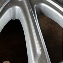 【少使用】スタッドレスタイヤ ホイールセット 4本セット 175/65R15 グッドイヤー アイスナビ6 1555+45-4H100 ウェッズエンクーガー