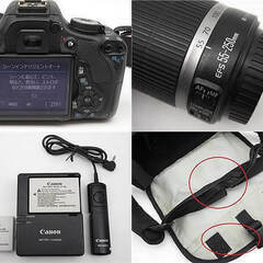 ss4700 キャノン デジタル一眼レフカメラ EOS Kiss x5 望遠レンズ付き