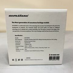 【FU354】★Acoustune HS1300SS Rojo ACO-HS1300SS-RED