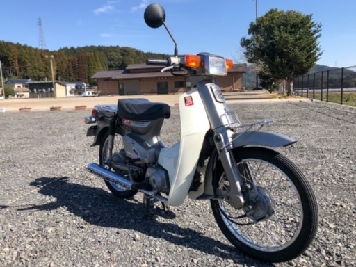 売約済み】希少 スーパーカブ50 角目カブ セル付き 4速 75cc 実働 整備