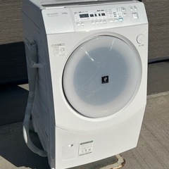 シャープ ドラム洗濯機 ES-V520-WL 