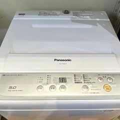 Panasonic 洗濯機 5K 2017年製 NA-F50B1...
