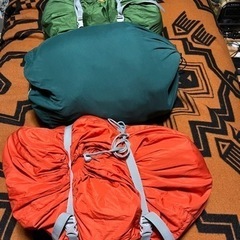 モンベル、camping research封筒型寝袋