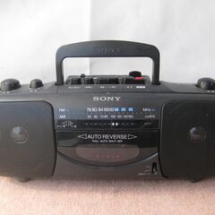 ★SONY  AM/FM　ラジオカセットレコーダー　CFS-E1...