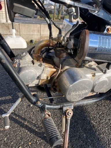 【2月中に購入決めていただいた方1万円引きします！】【引き取りできる方限定】HONDA jazz50 実動　バイクに詳しい方、修理できる方希望 2月中に購入決めていただいた方1万円引きします！】【