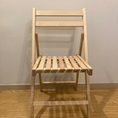 未使用 木製 折り畳み椅子 ガーデンチェア