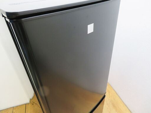 【京都市内方面配達無料】良品 三菱 146L ブラックカラー 冷蔵庫 KL01
