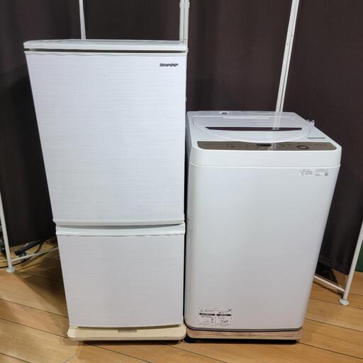 ‍♂️h050223売約済み‼️設置まで無料‼️つけかえドア対応✨最新2020年製✨SHARP 家電セット