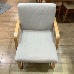 【トレファク花小金井店】ソファチェア/無印良品/ベージュ/布×木製/中古家具/武蔵野市/小平市/小金井市/国分寺市/杉並区/買取/販売