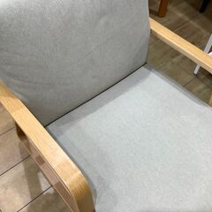 【トレファク花小金井店】ソファチェア/無印良品/ベージュ/布×木製/中古家具/武蔵野市/小平市/小金井市/国分寺市/杉並区/買取/販売