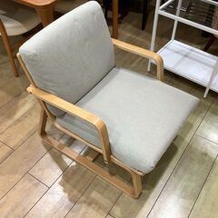 【トレファク花小金井店】ソファチェア/無印良品/ベージュ/布×木製/中古家具/武蔵野市/小平市/小金井市/国分寺市/杉並区/買取/販売