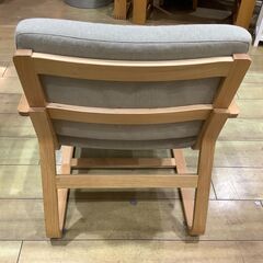 【トレファク花小金井店】ソファチェア/無印良品/ベージュ/布×木製/中古家具/武蔵野市/小平市/小金井市/国分寺市/杉並区/買取/販売