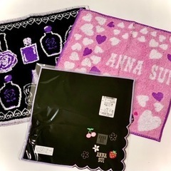 【新品‼︎ ANNA SUI】 アナスイ ハンカチ 3点セット