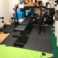 ベンチセット、懸垂マシン、ジョイントマット