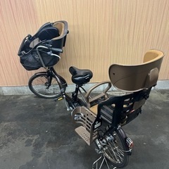 格安‼️ 子供2人乗せ 電動自転車 Panasonic ギュットミニ 黒 20インチ