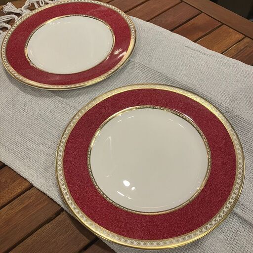 WEDGWOOD ウェッジウッド ユーランダー パウダールビー 23cm プレート