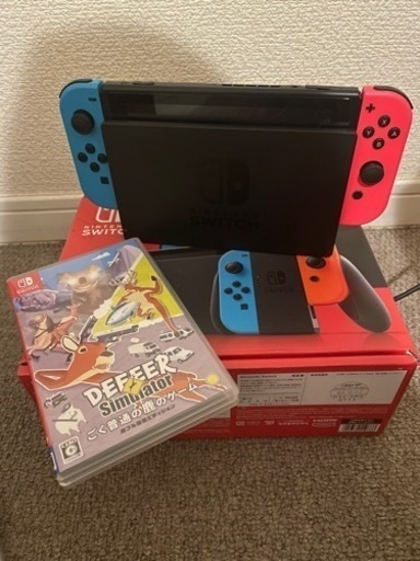 美品保証付き¥36081のswitchが激安      +ゲームセット
