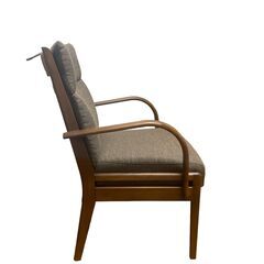 未使用品】ニトリ ひじ付きチェア C-27M:ハイバック
