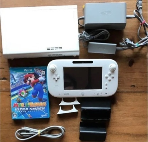 Wii U 白 32G ＆マリオテニス ゲームパッド液晶フィルムで保護