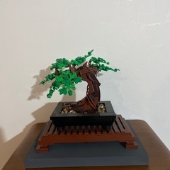【土台付き】LEGO 盆栽（桜パーツ無し）