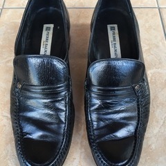 ピエールバルマン　黒　革靴　２４cm