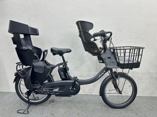 極上品　人気なモデル　ヤマハパスバビーアンSP 3人乗り電動自転車　前後子供シート付きのお買い得　お子様の入園準備に