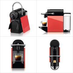 新品未開封 ネスプレッソ コーヒーメーカー ピクシークリップ ホワイト&コーラルレッド