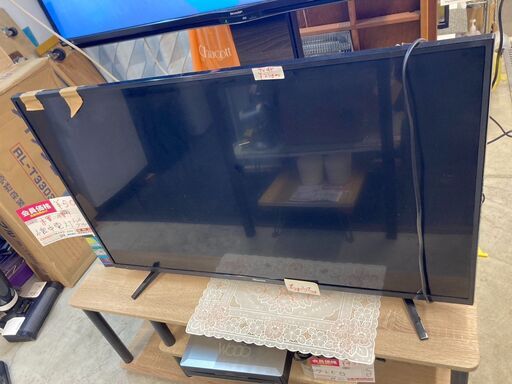 ☆中古￥27,800！【会員価格￥25,800】Hisense　43インチハイビジョンLEDテレビ　家電　JQ-10773型　2019年製　【BB118】