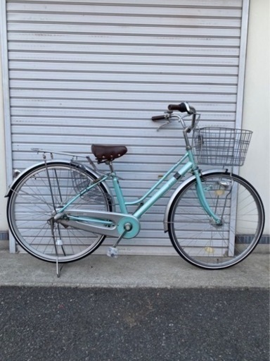 ☆前後タイヤ新古品☆ 27型 内3オートライト軽快車 防犯登録料込価格︎‼︎