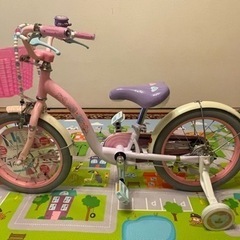 子供　自転車　　ディズニー  プリンス　自転車 16インチ