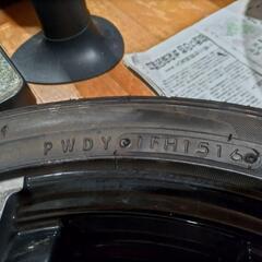 未使用品トーヨーDRB165/50R16 メーカー倉庫の在庫品2016年製造、アルミに組み込みバランス済即使用可、400系コペンや165/55R15、155/65R14のインチアップに