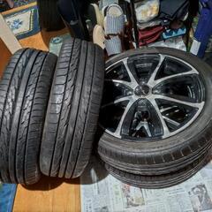 未使用品トーヨーDRB165/50R16 メーカー倉庫の在庫品2016年製造、アルミに組み込みバランス済即使用可、400系コペンや165/55R15、155/65R14のインチアップに