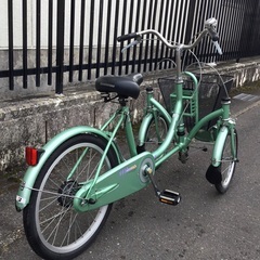 廃盤・希少車＞ブリヂストン・ミンナ三輪自転車・屋内保管にてピカピカ