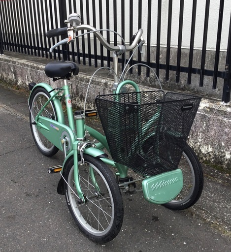 廃盤・希少車＞ブリヂストン・ミンナ三輪自転車・屋内保管にてピカピカ