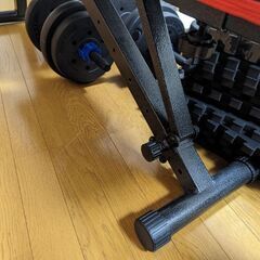 【セット販売・直接引き取り】ダンベル41.5kg×2・ベンチ・ゴムマット ホームジムセット 懸垂マシン 可変式ダンベル トレーニングベンチ