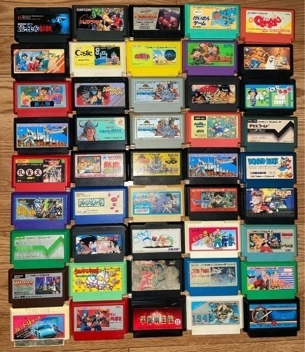 ファミコンソフト レア物含む311本とニューファミコン