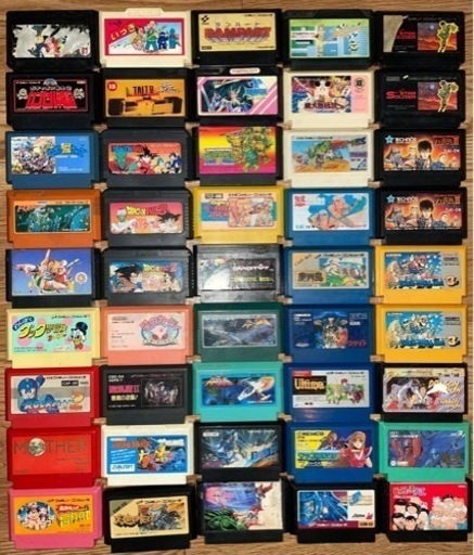 ファミコンソフト レア物含む311本とニューファミコン