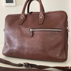 最終値下】万双シモーネBOXダブル天ファスナー ダークブラウン メンズ