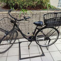 【ネット決済】自転車　27インチ　通勤通学　奈良学園前　直接引き...