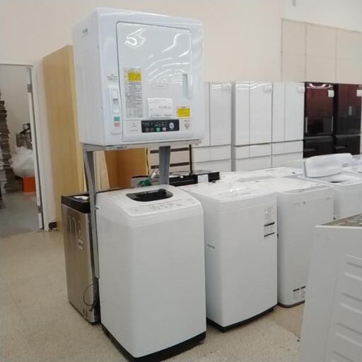 HITACHI 洗濯機5kg21年製+乾燥機5kg21年製+台セットTJ591